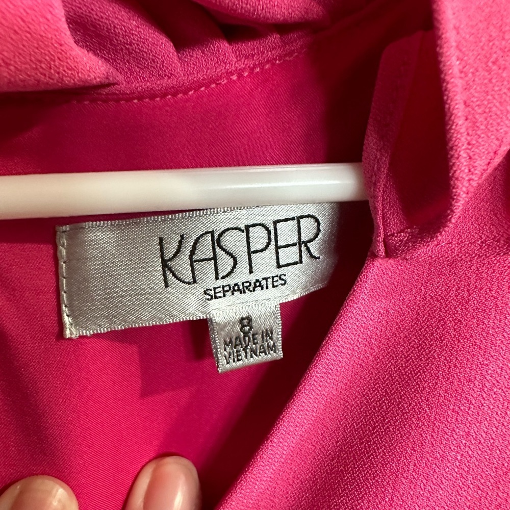 Kasper ruffled collar dress - Picture 3 of 5
